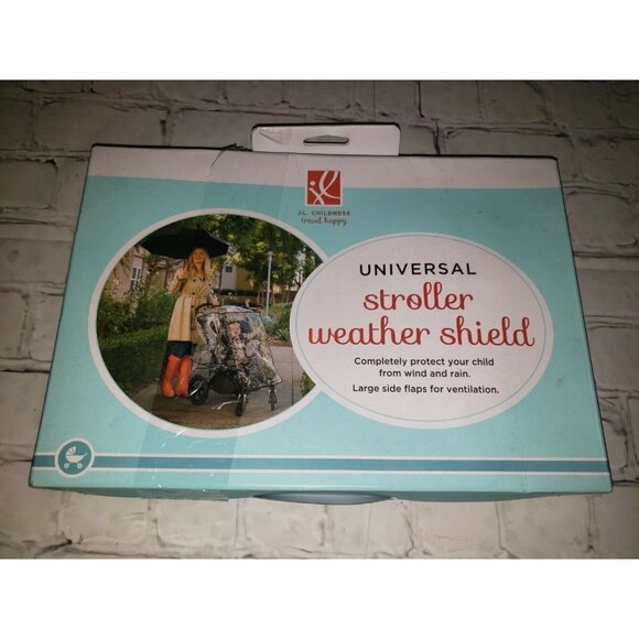 New J.L. Childress Universal Stroller Weather Shield Clear Rain Cover - Picture 1 of 2